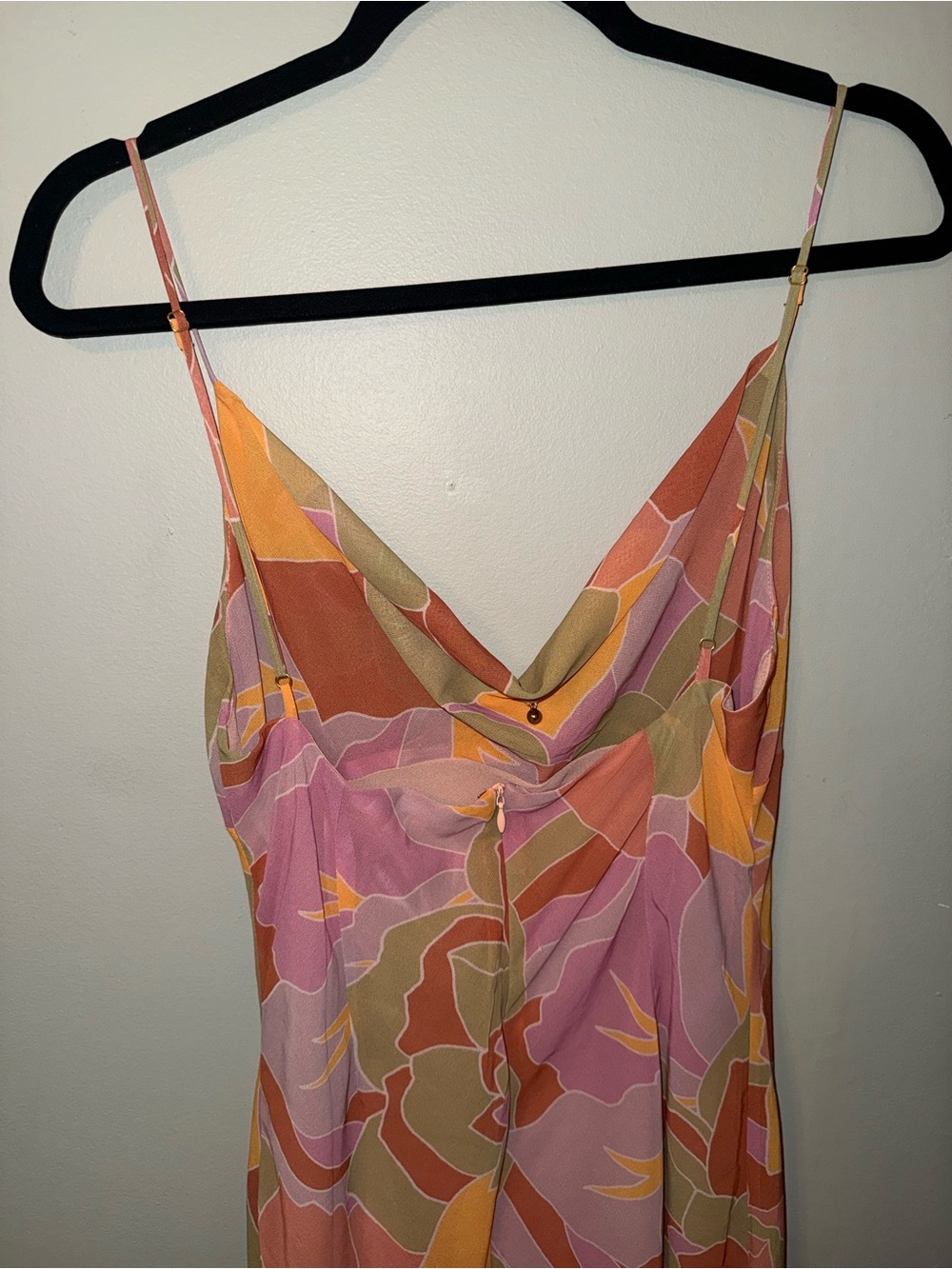 NWT Runaway The Label Sienna Multicolour Slip Dress Maxi summer size 6 / Medium - Picture 9 of 10
